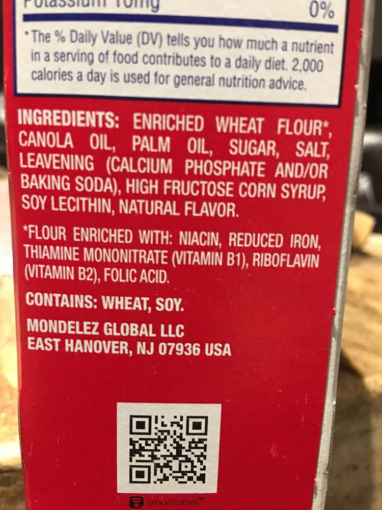 Ritz Crackers Dairy or Pareve? OUD but no milk in ingredients