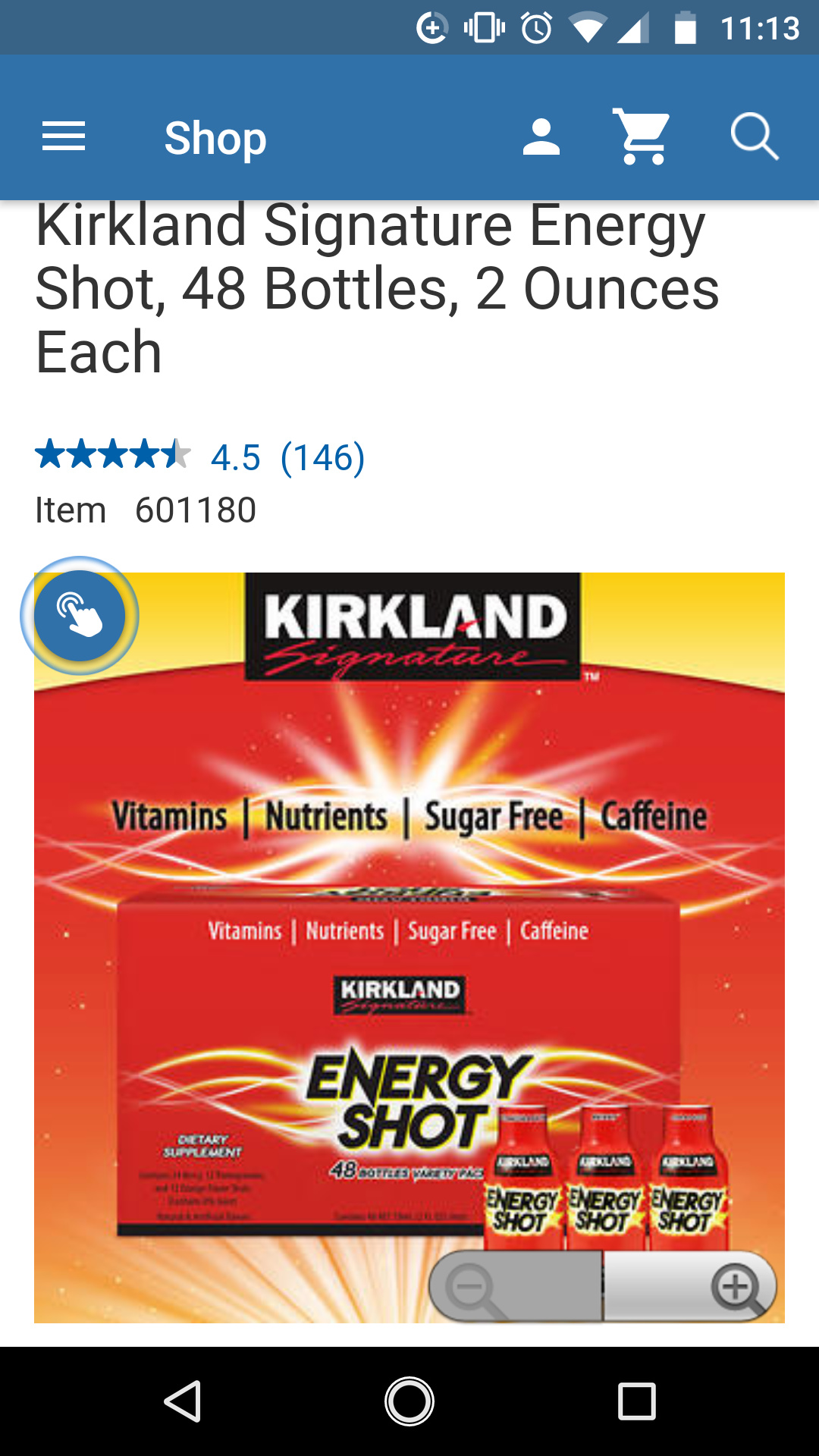 Kirkland Energy Shot Kashrut Ohel Torah